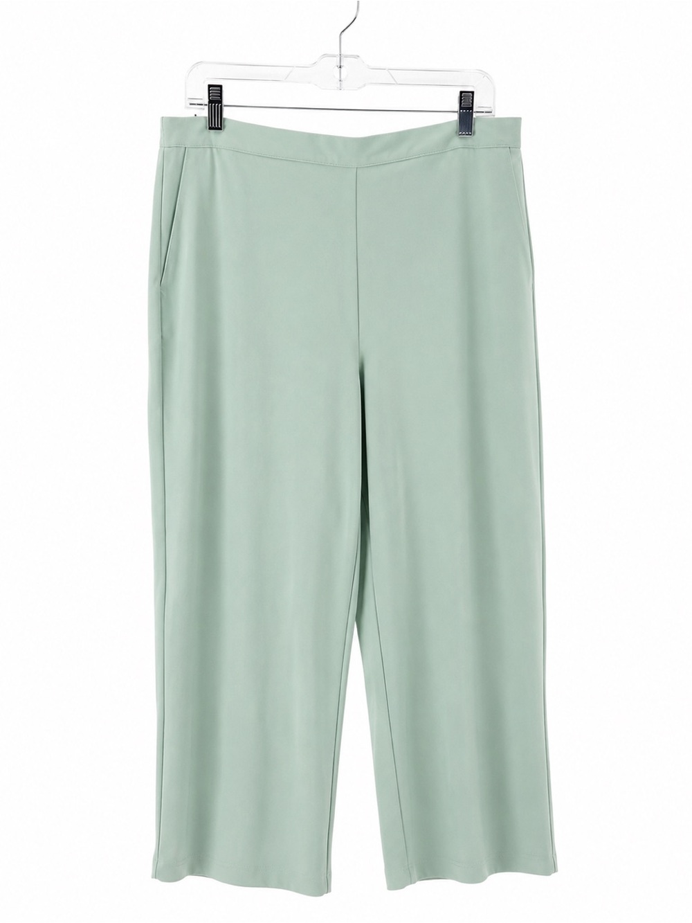 Alfred Dunner Mint Green Wide-Leg Pants